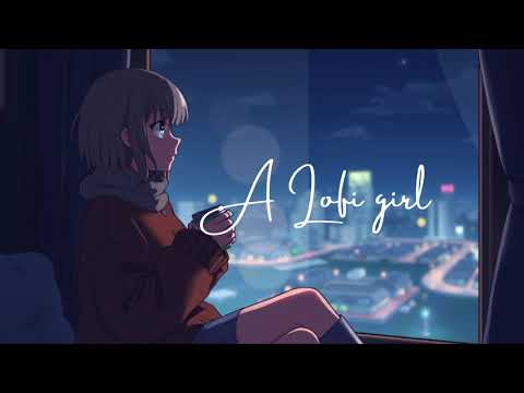 A lofi girl missing someone at night