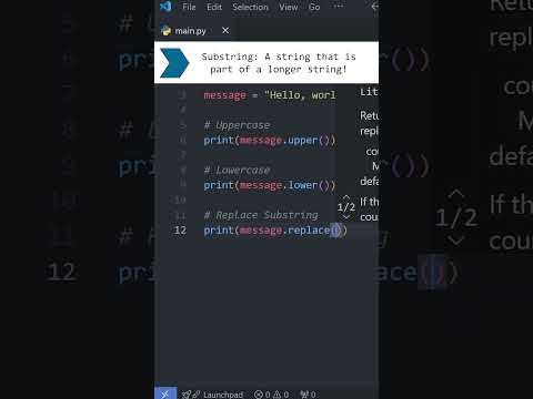 Python Basics: STRING METHODS in Under a Minute! 🐍🧵