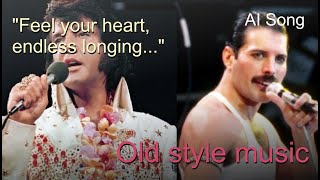 [AI] Elvis & Freddie Mercury - Endless Longing (New song by AI)