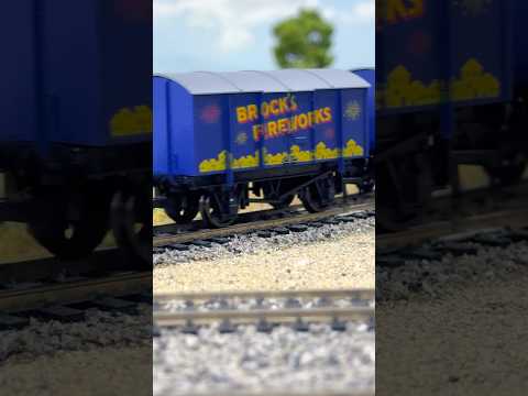 Fireworks Delivery by Train for New Years Eve on the Railway #train #modeltrains #modelrailway