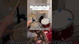 Beginner drum beat to get your playing behind the drum kit 🤘🏻 #drums #drumbeats #drummer