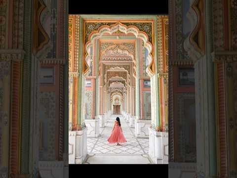 Patrika Gate in Jaipur, India - is truly a work of art! #travelinspo #pastelaesthetic #jaipur #india