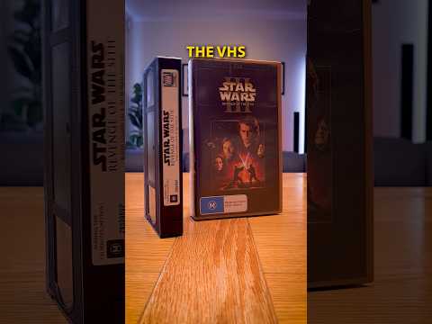 Star Wars Revenge of the Sith on VHS is insanely rare!