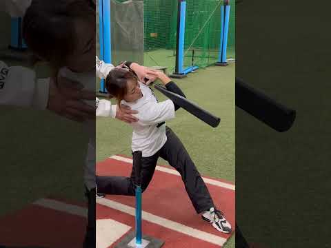 近藤選手も実践打撃ドリル！！ #バッティングドリル #野球 #ティーバッティング #吉田えり