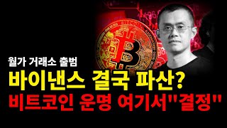 월가 거래소가 바이낸스의 뒤통수를 치다니 #EDXM #비트시황 #비트코인