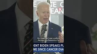 Biden Has First Public Address Since Cancer Diagnosis Announcement