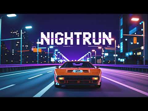 Nightdrive 1983 – Synthwave Reflections Pixel Road
