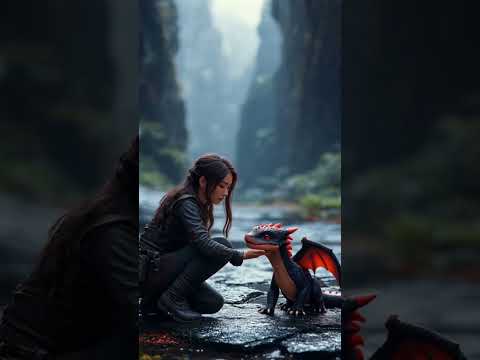 Meeting a young dragon #aigeneration #aishowcase #dragon