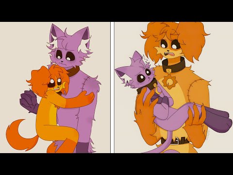 CatNap and DogDay Magic Made Him Huge | Poppy Playtime Chapter 4 | Comic Dub