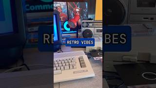 Retro vibes from the 80’s 😍#commodore #c64 #retrogaming #the80s #nostalgia #retrocomputer #8bit