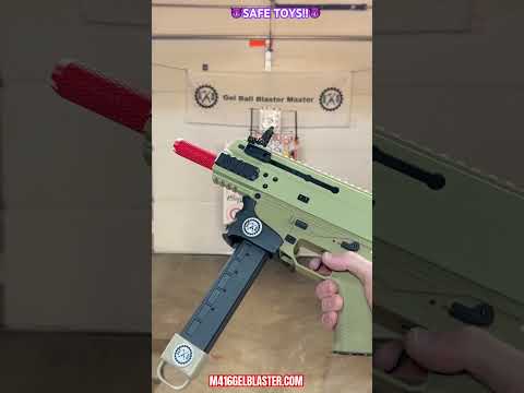 Quick Demo - XYL APC-9K (TOY!) Gel Ball Blaster - Stock Delete Mod -Spring & Motor Upgrade!