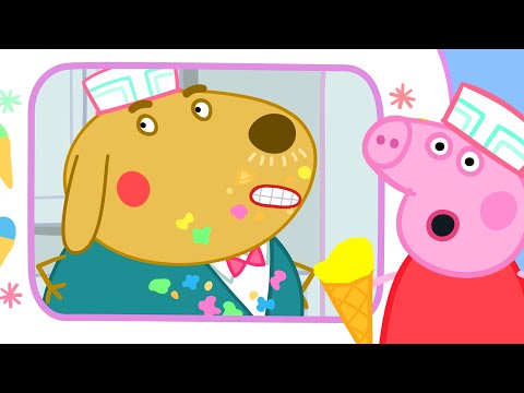 Peppa Pig Vists the Ice Cream Shop🍦 | Cartoon for Kids | Full Episode |