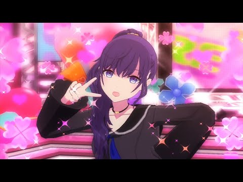 Project Sekai characters doing the tsundere girl pose in Newly Edgy Idols