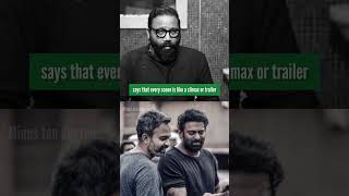 Sandeep Reddy Vanga praises Prashanth Neel ✍️ Making such films is not easy 🔥