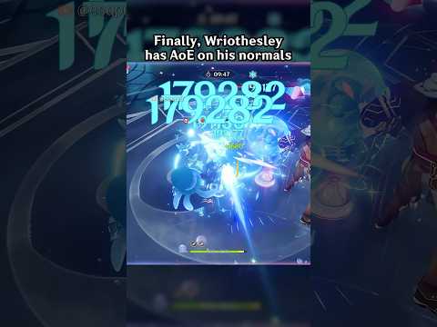FINALLY, WRIOTHESLEY HAS AOE ON HIS NORMALS