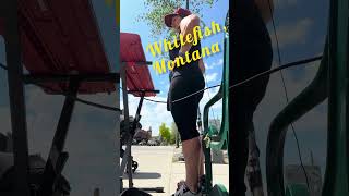 Everyone in Montana wanted to talk! #Busking #BuskingAmericaByRail #usarailpass
