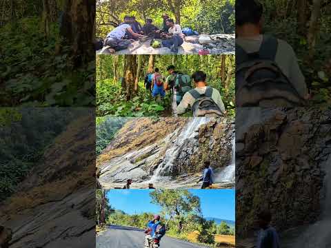 Chigudiya waterfalls #hilltops #short #hilltracking #waterfall #friends #nature #climbing #bikeride