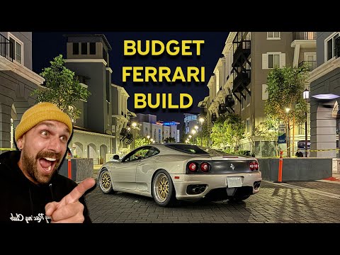 CHEAP FERRARI GETS EXPENSIVE PARTS- PROJECT BUDGET 360 GLOW UP