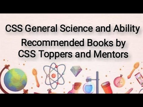 CSS General Science and Ability Recommended Books by CSS Toppers and Mentors