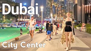 Dubai [4K] Amazing Dubai City Center, Downtown Dubai Walking Tour 🇦🇪