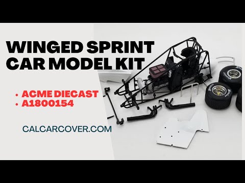ACME Winged Sprint Car Kit 1:18 Scale Replica Diecast Model Kit A1800154