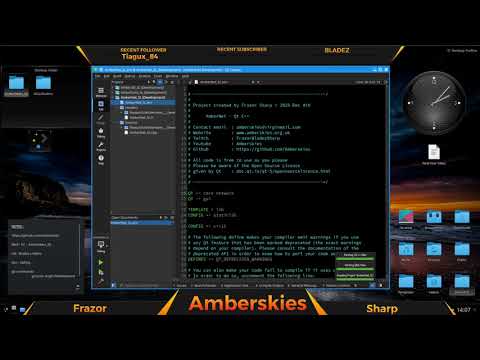 Amberskies 2019 : Amber 3D - Qt C++ : #10 (Static Library)
