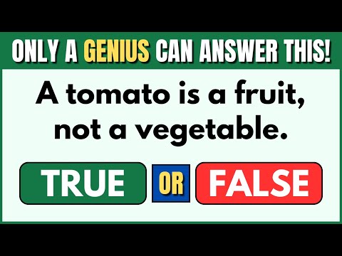 True or False Quiz 🤔 | Test Your Knowledge with These 30 Surprising Facts! 🧠✅