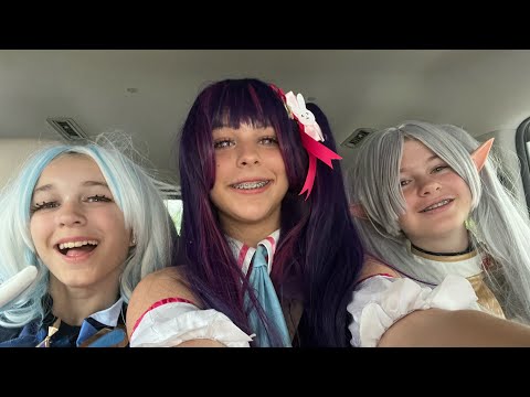 Going to the con w/ Ai, Furina, Frieren and Nene!⚡️⭐️