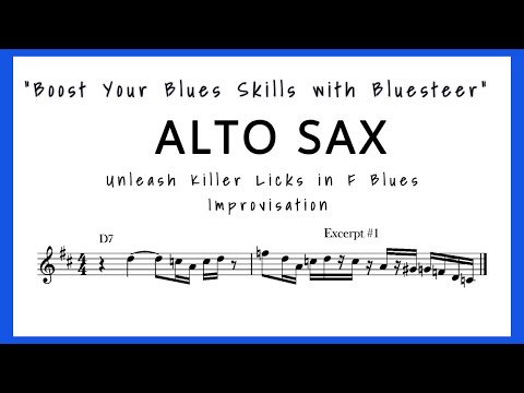 "Bluesteer's Guide to F Blues Improvisation: Master Killer Licks and Unleash Your Inner Blues"