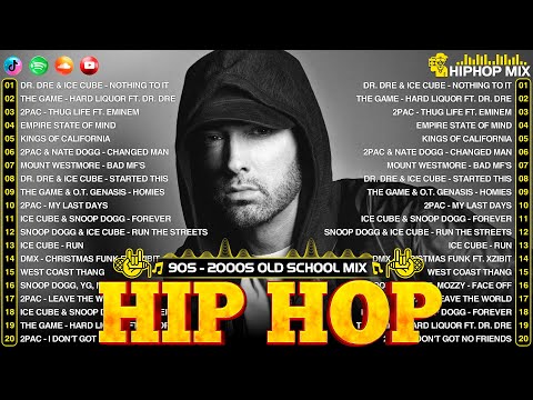 OLD SCHOOL HIP HOP 90's 💎💲 Hip Hop Classic Hits   SNOOP DOGG, 2PAC, 50 CENT, DMX, DR DRE, DMX,