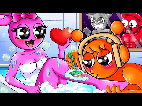 PINKI X OREN'S Bath Story  - Pinki ! I lOVE U  | Incredibox Sprunki Animation