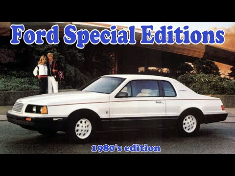 Bizarre '80s editions and packages from Ford