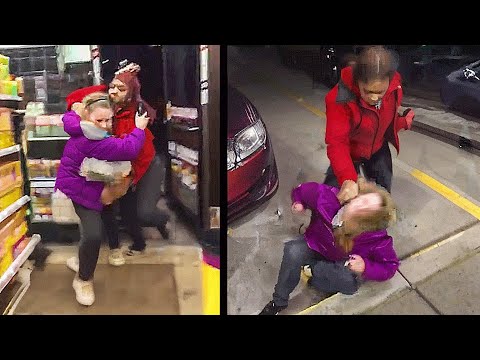Karen Starts FIGHT But Gets KNOCKED OUT COLD.. (INSTANT KARMA)
