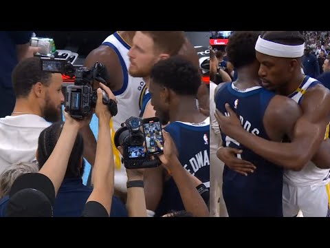 Steph and Jimmy show love to Anthony Edwards after Timberwolves eliminate Warriors