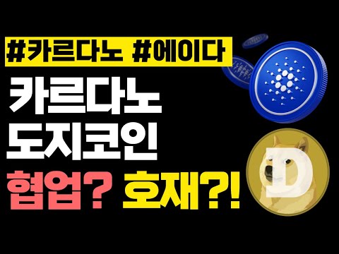 카르다노 에이다 도지코인 협업? 사이드 체인 출시?