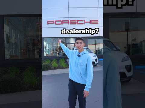 What’s The Cheapest Thing At Porsche? #shorts