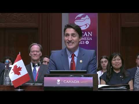 PM of Canada Justin Trudeau in ASEAN Summit 2023 in Jakarta Indonesia #aseansummit2023#justintrudeau