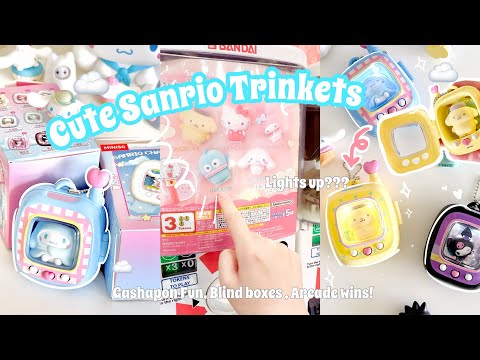 🥹 Cute!!! Sanrio Box Pendant 🌼 Cozy ASMR vlog ( Gashapon, Arcade and Blindboxes in Singapore 🇸🇬)