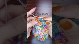 🌼자스민스티치 배워봐요 #crochet #코바늘 #자스민백