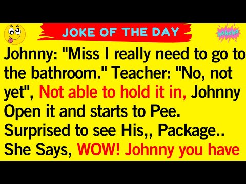 Funny Daily Jokes:  "Teacher’s Shocked Reaction to Johnny’s!