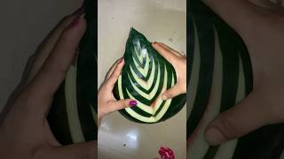 #simple Watermelon 🍉 carving cutting skills #watermelon cutting #watermelon carving #foodart