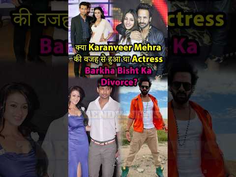क्या Karanveer Mehra की वजह से हुआ था Actress Barkha Bisht Ka Divorce? #karanveermehra #barkhabisht