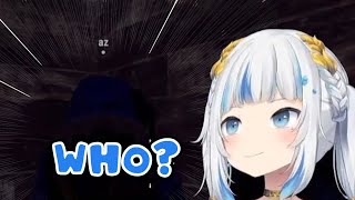 [ENG SUB/Hololive] Gura meets a mysterious player in HoloRust server