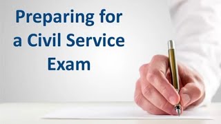 Preparing for a Civil Service Exam