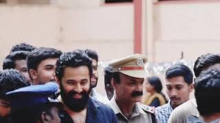 Mollywood Superman Unni Mukundan Mass Entry at Catholicate College Pathanamthitta