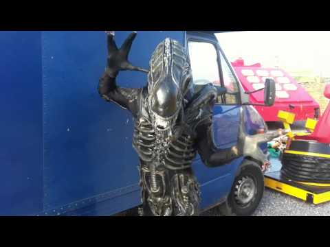 ALIEN COSTUME FROM ORIGINAL JAMES CAMMERON MOULDS