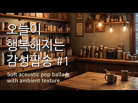 감성 선곡 #1 그냥 틀어 놓으세요 🎧감미로운 감성 팝송/ 잔잔한 카페 음악 플리/ 커피,  휴식, 독서, 공부 BGM🎵