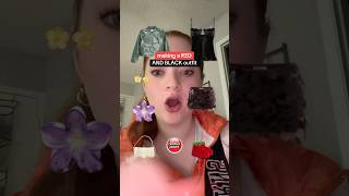 Making a RED❤️ and BLACK🖤 Outfit!! #Outfit #red #black #outfitgame #outfitfilter #youtubeshorts
