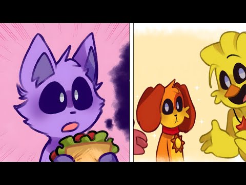 CatNap and DogDay The Perfect Trap for His Heart | Poppy Playtime Chapter 4 | Comic Dub