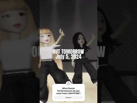 New Dance Practice Video is out tomorrow! Mark your calendars! #BLACKPINK #foryoupage #roblox